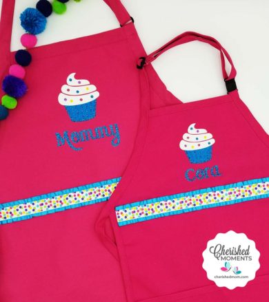 Mommy and Me Cupcake Aprons