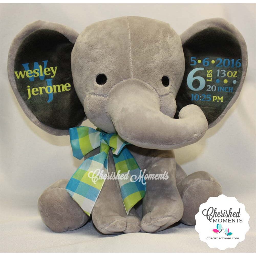 Elephant Birthdate Keepsake - Image 3