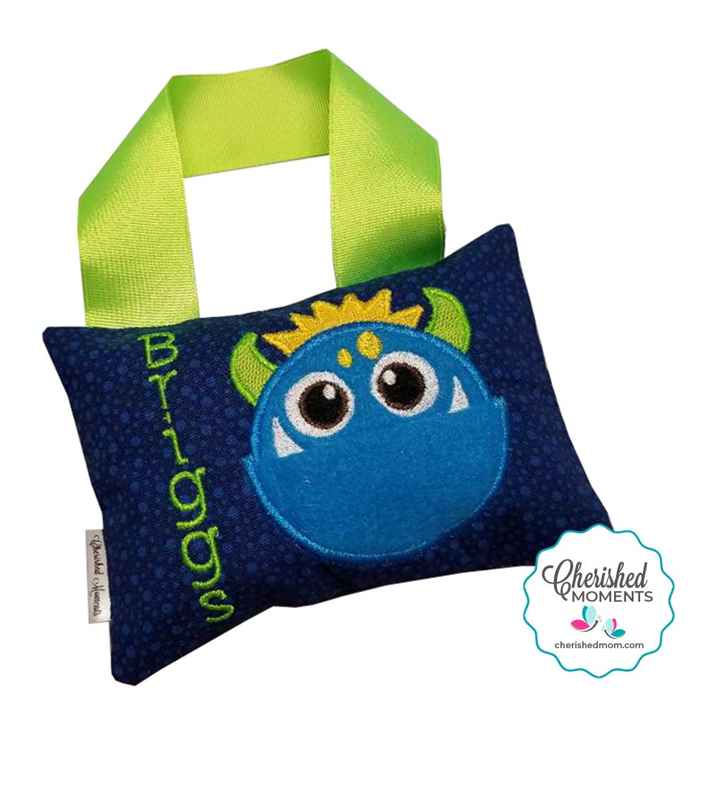 Boy Monster Tooth Fairy Pillow - Image 2