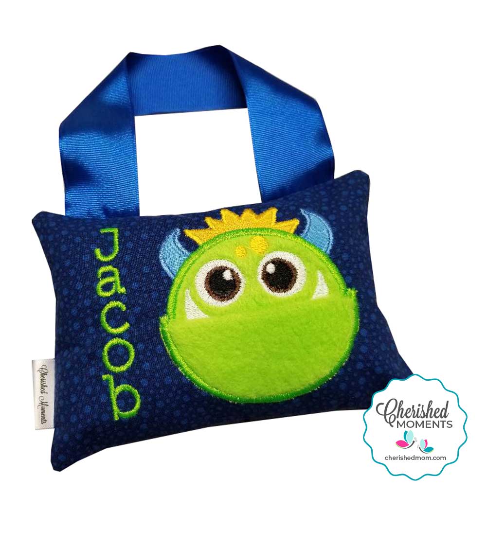 Boy Monster Tooth Fairy Pillow