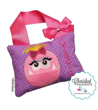Girl Monster Tooth Fairy Pillow