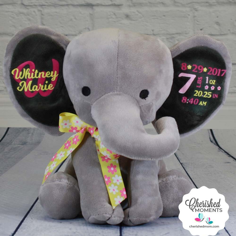 Elephant Birthdate Keepsake - Image 4