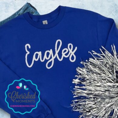 Chenille Eagles Shirts for Adults