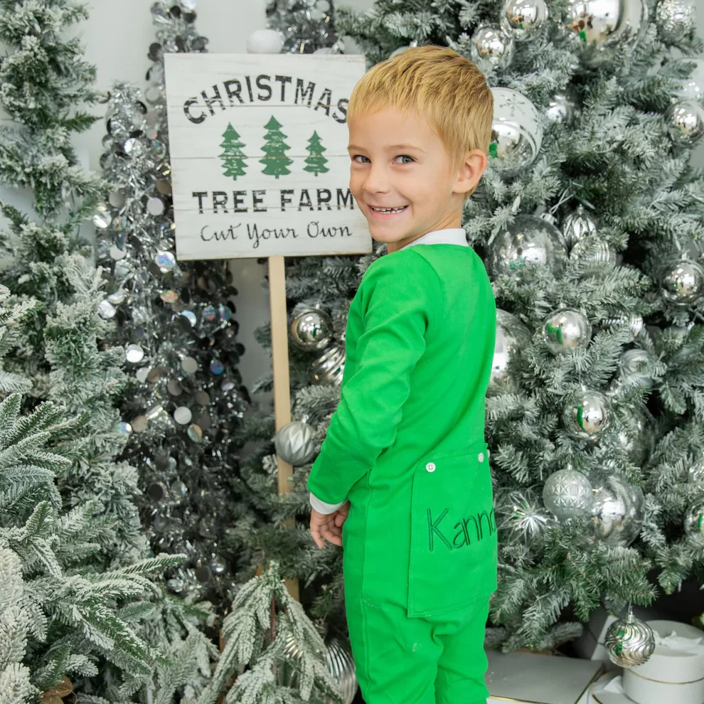 green pjs