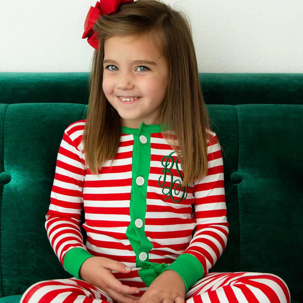 red stripe pjs