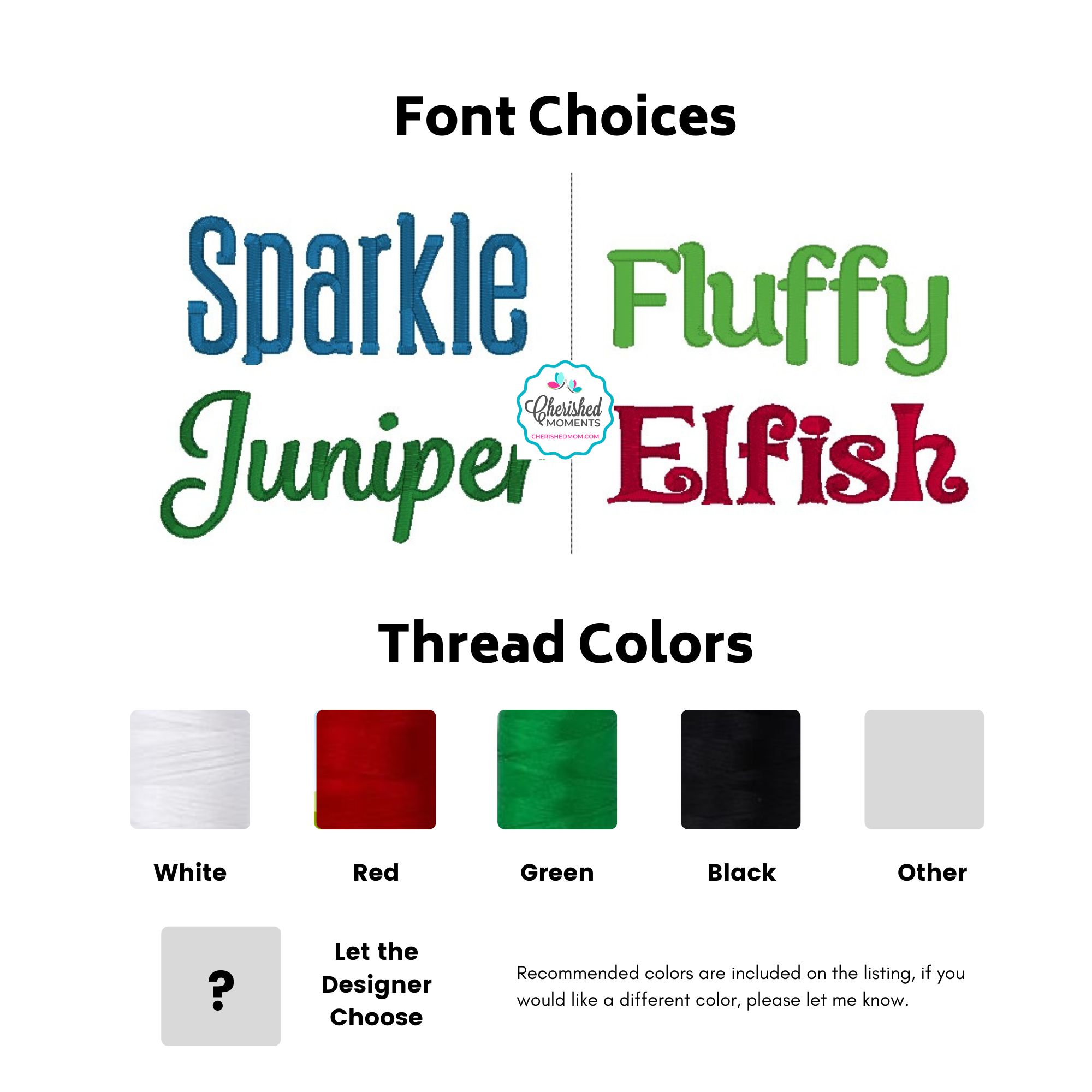 font choices