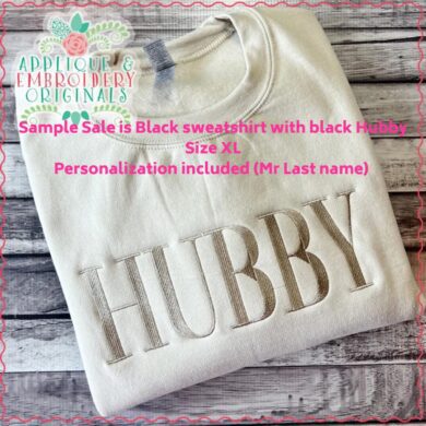 Personalized Hubby Sweatshirt